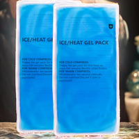 HOWTRUE Compresses de gel chaud/froid réutilisables pour soulager la douleur et les blessures - Compresse froide et pack chaud à double usage 12,7x12,7cm