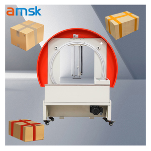 Macchina Automatica ad Alta Velocità FXW6060 per Imballaggio Cartoni Express, Nuova Condizione, Avvolgimento e Sigillatura Elettrica con Nastro per Scatole di Bevande e Snack - Product Image 1