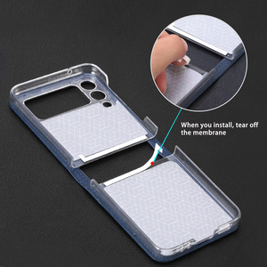 Para Samsung Galaxy Z Flip 4 Funda con ranuras para tarjetas Funda de cuero tipo billetera para Galaxy Z Flip 7 5G Flip <span class=keywords><strong>6</strong></span> 5 - Product Image 2