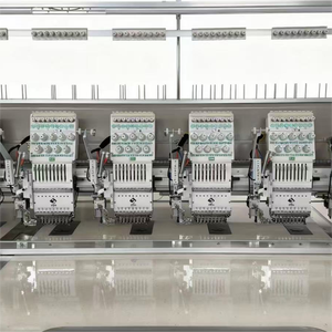 Machine à broder à sequins YUANHENG à 9 aiguilles et 4 têtes, plate et simple, <span class=keywords><strong>OLH</strong></span>/TX/DAMEI, 1200 tr/min, double damier, double reciprocateur - Product Image 1