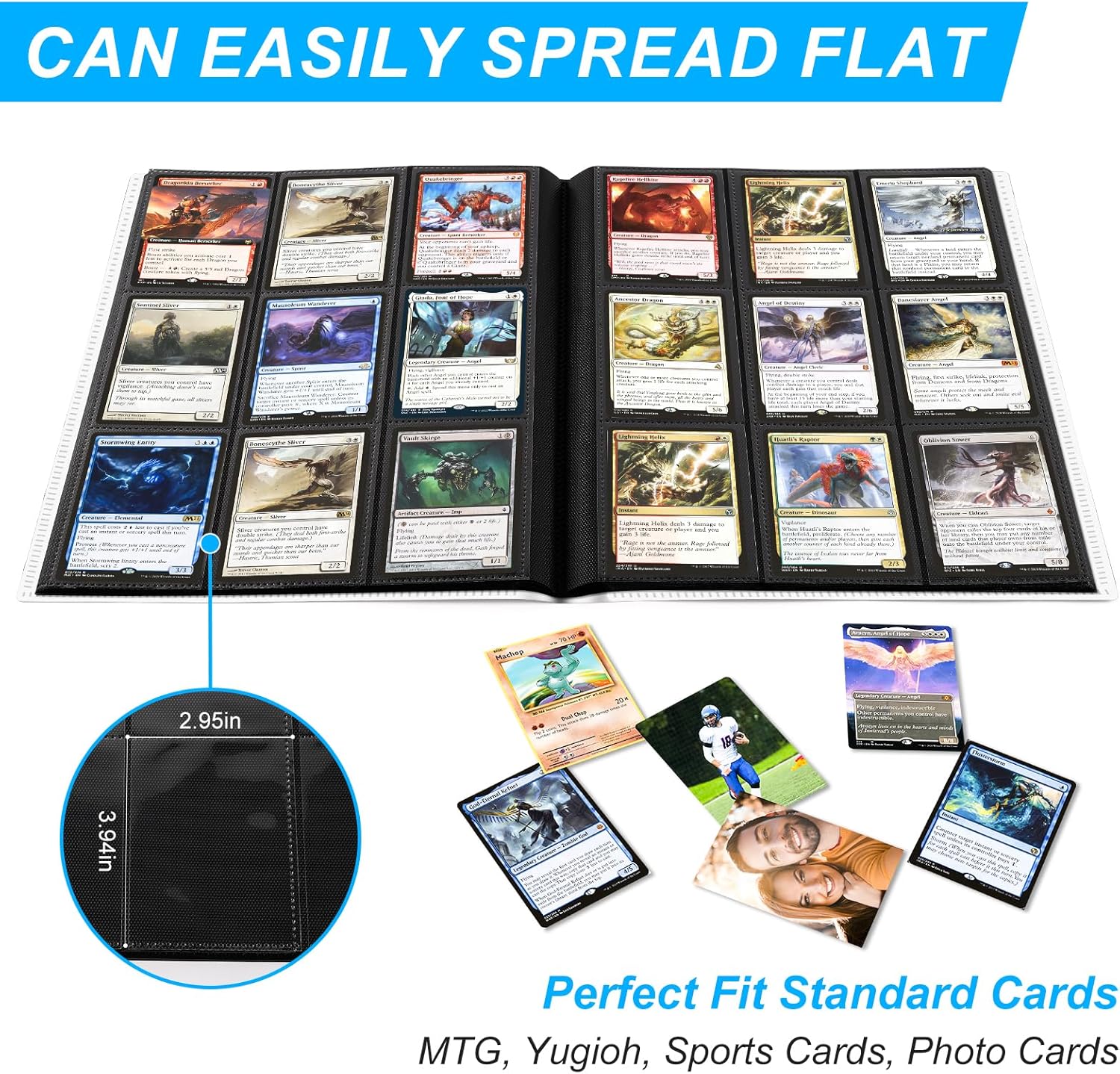 Wholesale High Quality Yu-Gi-Oh MT G Kpop Baseball Card Album Collectors  Sport 9 Pocket Pokemo n Trading Card Binder PP| Alibaba.com