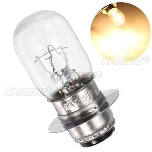 หลอดไฟหน้าฮาโลเจนสำหรับมอเตอร์ไซค์ 1/2/4x 12V 25/25W แบบไส้คู่ PX15D P15D T19 P15D-25-1 สำหรับรถวิบาก - Product Image 4