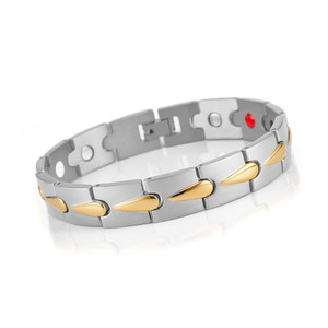 Gelang <span class=keywords><strong>Magnet</strong></span> Stainless Steel, gelang <span class=keywords><strong>Magnet</strong></span> klasik Stainless Steel untuk pasangan pria dan wanita untuk ulang tahun pertunangan pernikahan atau hadiah pesta - Product Image 4