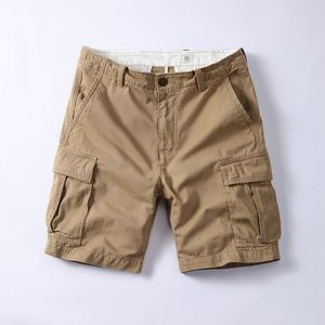 Shorts de travail d'été classiques amples multi-poches pour hommes, shorts capri décontractés à la mode à jambe droite, shorts <span class=keywords><strong>cargo</strong></span> amples - Product Image 3