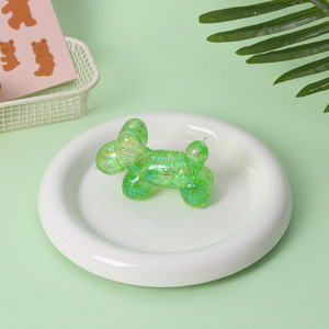 Produit phare : Jouet sensoriel <span class=keywords><strong>anti</strong></span>-<span class=keywords><strong>stress</strong></span> en silicone, chien <span class=keywords><strong>ballon</strong></span> à paillettes, souple à la maltose, à remontée lente, respirant, pour le bureau - Product Image 6
