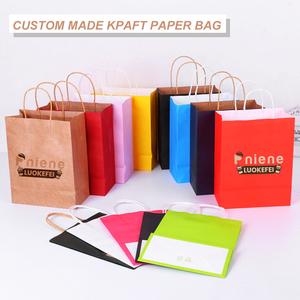 100% sacs en papier végétal artisanaux robustes biodégradables poignées <span class=keywords><strong>sac</strong></span> en papier d'épicerie <span class=keywords><strong>Kraft</strong></span> brun uni pour supermarché - Product Image 3