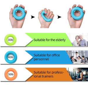 Vòng Kéo Ngón Tay Vòng Kháng Lực Vòng Tròn Tăng Cường Silicon Vòng Kẹp Mát Xa Bóng Mát Xa Tay Bằng Silicon - Product Image 4