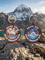 Porte-clés brodé personnalisé, porte-clés avec patch pour les marques de plein air, souvenir de voyage, cadeau promotionnel, fabricant en gros