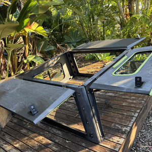 Auvent de <span class=keywords><strong>camping</strong></span> moderne et léger en aluminium avec cuisine coulissante pour camionnette <span class=keywords><strong>4x4</strong></span>, <span class=keywords><strong>camping</strong></span> tout-terrain, tente de toit pour 2-3 personnes - Product Image 4