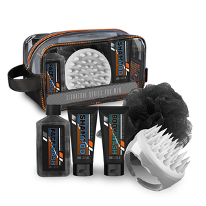 Proveedor al por mayor Gel de ducha Champú Baño <span class=keywords><strong>Spa</strong></span> Lavado Viaje Cuerpo Baño Regalo Conjuntos Coffret Cadeaux Pour Homme Para Hombres En Bicicleta - Product Image 3