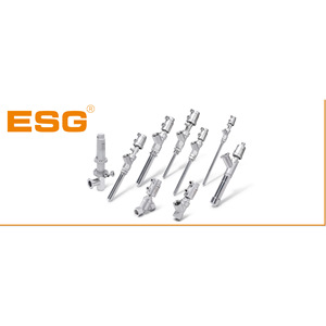 Válvula de llenado sin tubo serie ESG 1AB DN15 de acero inoxidable 304/316 con asiento angular Tri-Clamp para aplicaciones de alimentación - Product Image 1