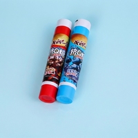 Tubes de dentifrice cylindriques en aluminium-plastique format voyage 12,7-35 mm avec bouchon à vis, impression UV, étiquette personnalisée, vente en gros