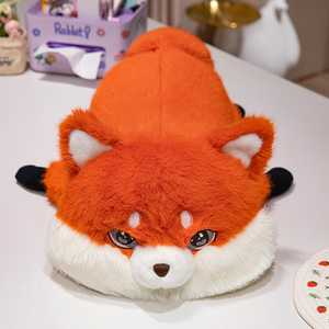 Vente flash - Peluche - Compagnon réconfortant - Peluche ultra douce - Animaux de dessin animé assis de 28 <span class=keywords><strong>cm</strong></span> - Renard rouge - Product Image 6