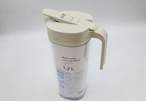 Jarra de Agua Biwa de 1.2L, Transparente, con Asa Ergonómica, Botella Deportiva para Uso Diario, Precio de Fábrica - Product Image 3