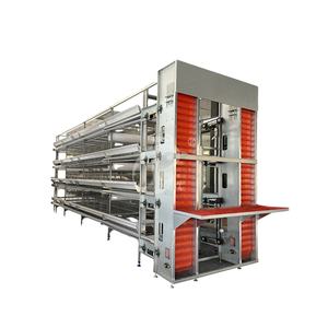 Fabbricazione di gabbie per galline ovaiole cina H tipo pollaio gabbia a strati di pollo in legno di alta qualità con buona ventilazione - Product Image 1