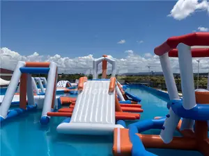 Jogo inflável do parque aquático do esporte do aqua para adultos