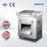 Nouvelle machine de découpe automatique de viande à traitement rapide, coupe-viande en cubes avec acier inoxydable 304 pour la volaille et les lignes de préparation alimentaire