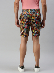 Pantalones Cortos Deportivos para Hombre, Estampado Digital, Poliéster, Secado Rápido, Corte Regular, Diseño Multicolor, Ligeros, Transpirables, para Entrenamiento - Product Image 4