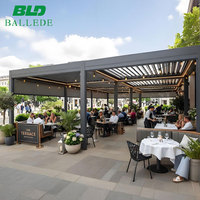 Porte pliante extérieure à rupture de pont thermique en aluminium, porte patio pliante, porte accordéon en verre à cadre noir pour jardin extérieur