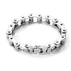Bracelet chaîne de vélo tendance, style punk rock moto, en acier inoxydable, bijoux pour hommes - Product Image 5