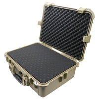 Boîte de protection en plastique portable de grande capacité avec mousse pour moniteur/appareil photo