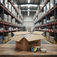Boîtes en métal rondes vides personnalisées de 150 ml pour échantillons de peinture et de pigments