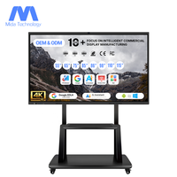 Pizarra Interactiva Inteligente MIDA de 86 Pulgadas 4K con Pantalla Táctil Múltiple, EDLA, para Enseñanza y Reuniones, con IA y Cámara de 48MP