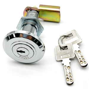 Serrure à clavier électronique avec tige longue, poignée chromée sécurisée et cylindre à clé maîtresse pour <span class=keywords><strong>coffre</strong></span>-<span class=keywords><strong>fort</strong></span> ignifuge, armoires à dossiers - Product Image 5