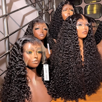 Burmesische Pixie Lockenperücke aus Echthaar, 13x4 HD Lace Frontal, kleberlos, vorgezupft, Pixie Cut Perücke für schwarze Frauen, Großhandel