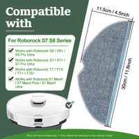 Accessoires compatibles avec le robot aspirateur Roborock G20/S8 ULTRA : filtre, brosse principale, chiffon de nettoyage