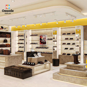 Luxury Fashion <b>Shoe</b> Display <b>Rack</b> Stylish <b>Wall</b>-Mounted <b>Shoe</b> Cabinet Sneaker Footwear Island Stand Eco-Friendly Heavy-Duty Custom - Product Image 4