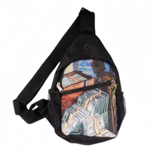 Sac à dos à bandoulière en polyester durable Imprimés d'animaux Vierge Marie Guadalupe Sac de poitrine détachable à fermeture éclair Mode étanche - Product Image 2