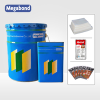Colle PU pour lamination de films PE épais, durcisseur adhésif, adhésif polyuréthane à double composant à base de solvant pour l'emballage