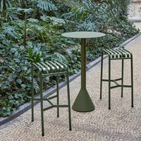 Chaise de bistrot de cour Simple, chaises de Table à manger rondes en fer d'extérieur