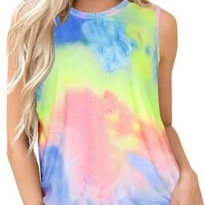 Blusa Casual de Verano para Mujer, Holgada, Tipo Túnica, de Manga Corta, Ligera, Transpirable, Tejido de Punto Antipilling - Product Image 1