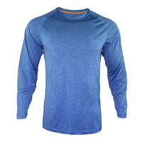Camisa de Pesca de Manga Larga de Poliéster de Secado Rápido con Protección Solar UV, Ropa Deportiva Impermeable para Adultos, UPF 50+, Talla Grande