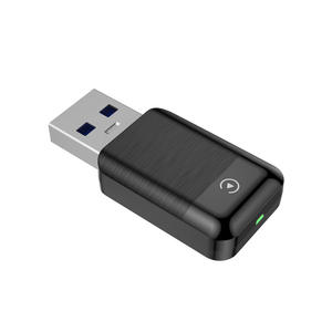 Mini portable sans fil CarPlay Android Auto 2 en 1 boîte de streaming de voiture multimédia adaptateur de jeu de voiture USB CarPlay Dongle - Product Image 1
