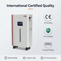 Batterie LiFePO4 empilable 16 kWh 51,2 V 314 Ah, pack de batteries divisibles, hybride, pour système solaire domestique, avec RS485, indice de protection IP54, garantie 10 ans, 50 kW