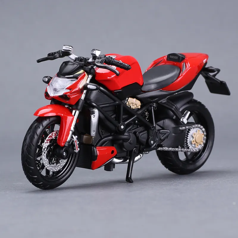 Maisto 1:18 Model Sepeda Motor Street Fighter Aloi Mobil Jalanan Keren Model Sepeda Motor Die Cast