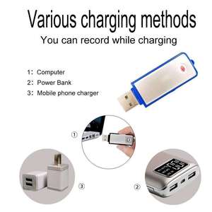 Grabadora de Voz USB SVR003, 8GB, 90H de Almacenamiento, Formato WAV, 8H de Grabación Continua - Product Image 5