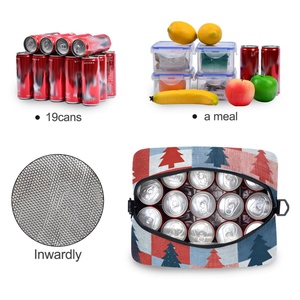 Customized Printing Cheap Price Portable Tote Lunch Bag for Women Men Picnic Thermal Insulation Outdoor Cooler Bag - Product Image 4