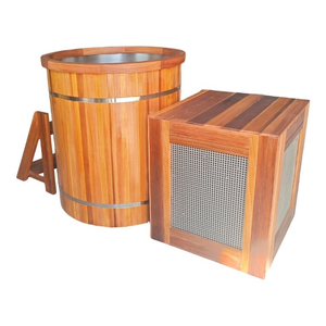 Baignoire de trempage à froid en cèdre rouge avec couvercle hautement isolant pour bain de glace, <span class=keywords><strong>spa</strong></span> à domicile et thérapie <span class=keywords><strong>bien</strong></span>-être - Product Image 6