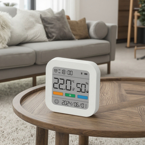 Độ Chính Xác Cao Trong Nhà Điện Tử Đồng Hồ Kỹ Thuật Số Khô & Ướt Nhiệt Kế Phòng Bé Hộ Gia Đình Meter Thiết Bị Dễ Dàng Để Đọc Cho Bé Phòng - Product Image 3