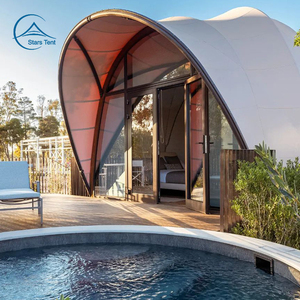 <span class=keywords><strong>Tenda</strong></span> da <span class=keywords><strong>Campeggio</strong></span> di Alta Qualità a Doppia Struttura per 4 Stagioni, Lussuosa <span class=keywords><strong>Tenda</strong></span> Glamping con Struttura in Acciaio - Product Image 2