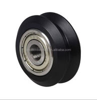 Roulement à billes à haute vitesse de précision P5 en acier chromé de 5 mm BW25 pour roue en nylon d'imprimante 3D, autolubrifiant, jeu C0