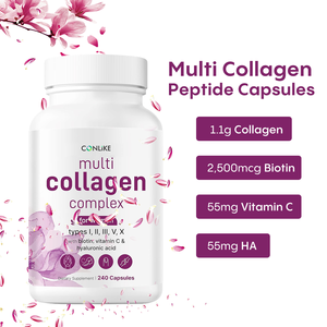 Cápsulas Blanqueadoras de Colágeno <span class=keywords><strong>Super</strong></span> Multi <span class=keywords><strong>Complex</strong></span> para Mujer, Suplemento para Cabello, Piel, Uñas y Articulaciones, Producto de Belleza de Marca Privada - Product Image 2