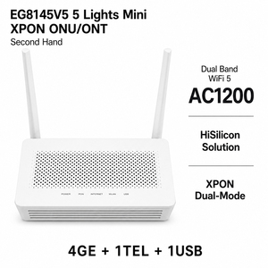 Módem de Acceso Óptico EG8145V5 5/12 Cat ONT Usado con Chip Huawei Hisilicon, 4GE+1TEL+1USB, WIFI 5 de Doble Banda 2.4G 5G, Router XPON ONU - Product Image 5