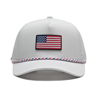 Casquette de golf respirante et imperméable de haute qualité avec étiquette en caoutchouc, en tissu Oxford polyester/coton, fabriquée par 112 Truck Cap Manufacturer