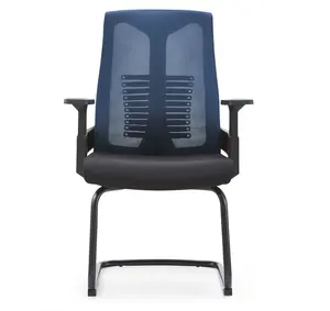 Yeni Metal çerçeve ergonomik file arkalıklı ofis koltuğu ucuz masa toplantı ziyaretçi sandalyeler