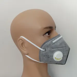 Factory Wholesale Raspirators FFP1 5Layer Protection KN95 Mask Disposable With Valve Non Woven Cubrebocas Mask For Adult 50 PACK